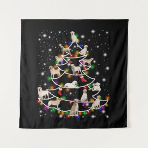 Dog Lover   Labrador Christmas Tree Tapestry