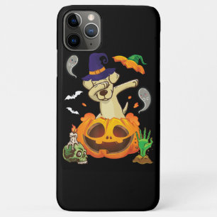 Dog Lover   Labrador Dog Dabbing Pumpkin Halloween iPhone 11 Pro Max Case