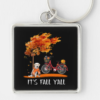 Dog Lover | Labrador Retriever It's Fall Y'all Keychain