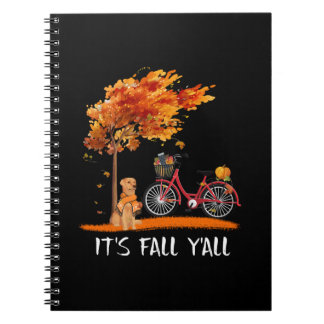 Dog Lover | Labrador Retriever It's Fall Y'all Notebook