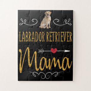 Dog Lover   Labrador Retriever Mama Jigsaw Puzzle