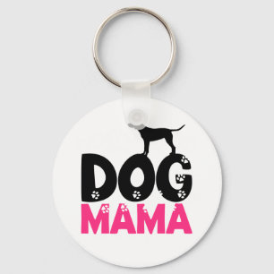 Dog Lover Mama Puppy Puppies Rescue Adoption Mom Keychain