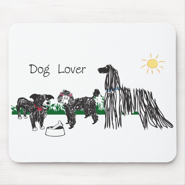 Dog Lover Mousepad (Front)