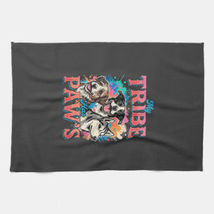 Dog Lover My Tribe Has Paws Kitchen Towel