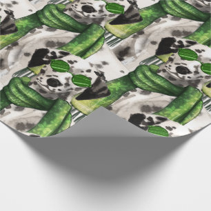Dog Lover Patterned Dalmatian Christmas Wrapping Paper