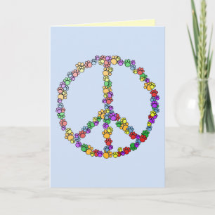 Dog Lover Peace Card