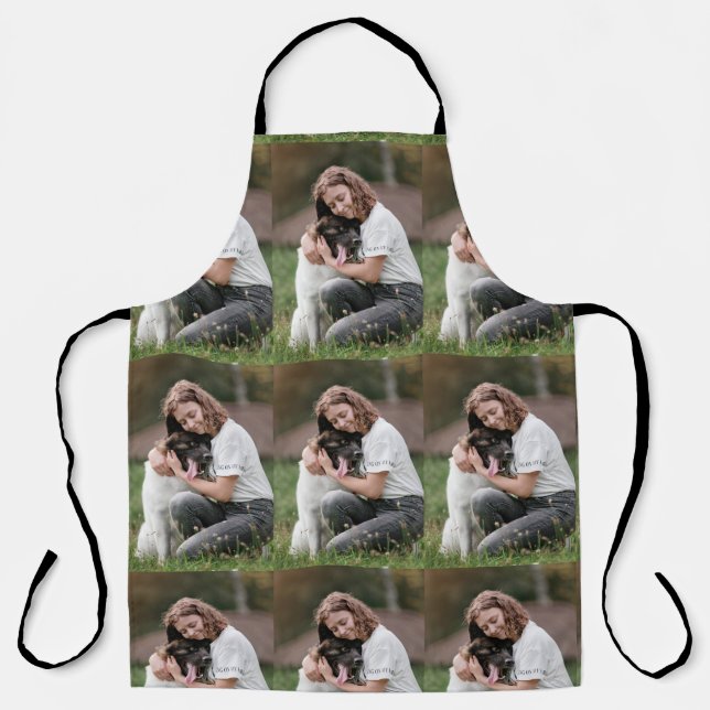 Dog Lover Personalized Photo Apron (Front)