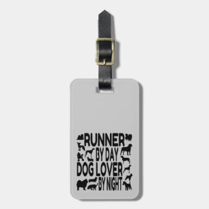 Dog Lover Runner Luggage Tag
