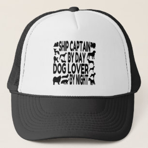 Dog Lover Ship Captain Trucker Hat