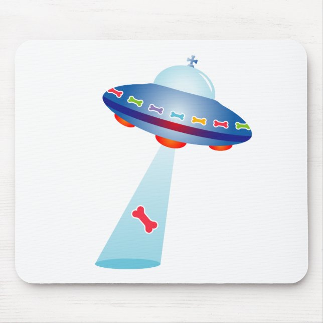 Dog Lover – Spaceship Mouse Pad (Front)