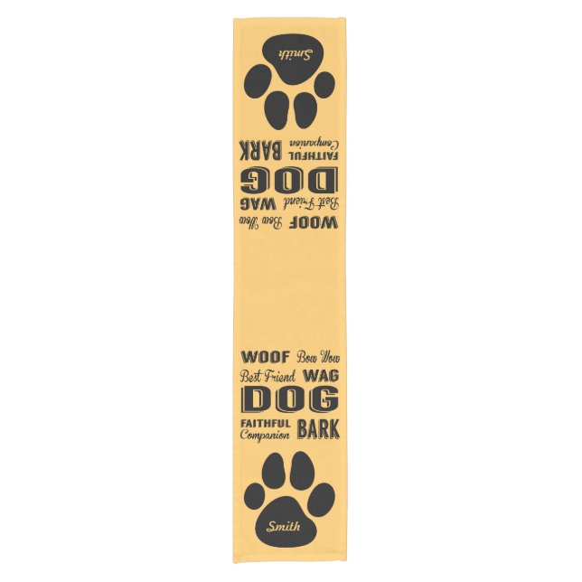 Dog Lover Table Runner (Front)