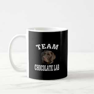 Dog Lover   Team Chocolate Labrador Retriever Coffee Mug