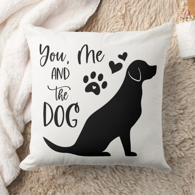 Dog Lover Throw Pillow (Blanket)