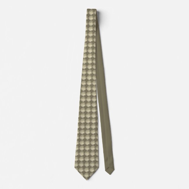 Dog Lover Tie Shiba Inu Dog Neckties Customizable (Front)