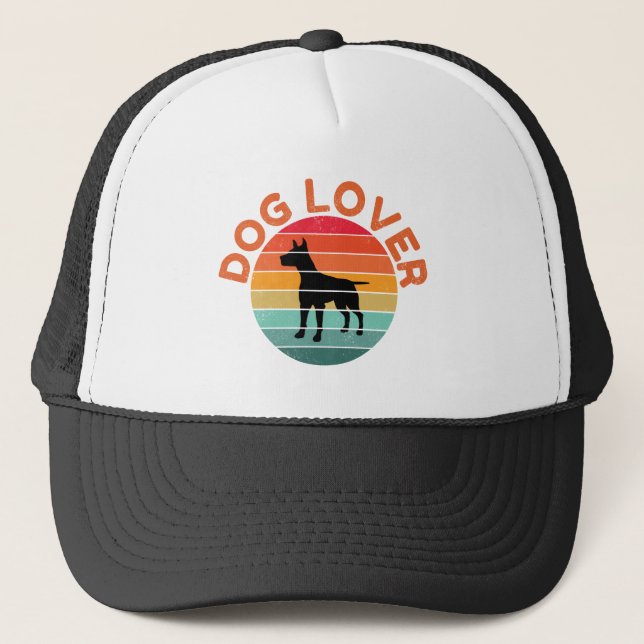 DOG LOVER TRUCKER HAT (Front)