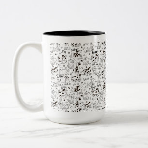 Dog Lover  Two-Tone Coffee Mug