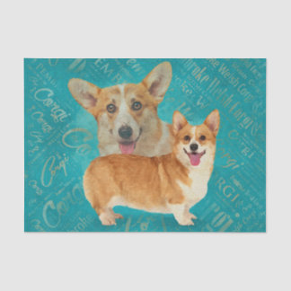 Dog Lover Welsh Corgi Dog Art Tissue Paper