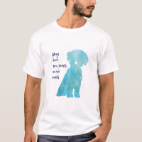 Dog lovers Bichon Frise style contemporary print
