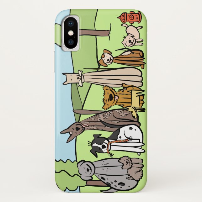 Dog Lovers Cell Phone Case - iPhone X (Back)