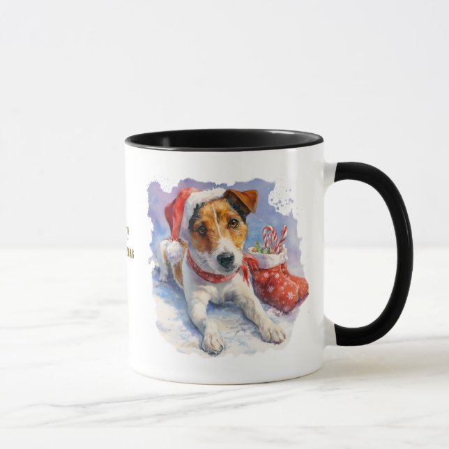 Dog Lovers Christmas Coffee Mug (Droite)