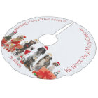 Dog Lovers Christmas Tree Skirt - Family Name