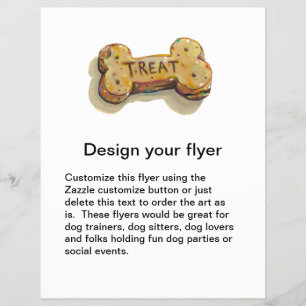 Dog lovers flyer for dogs party business class