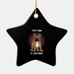 Dog Lovers French Bulldog Gifts Women Men Kids Ceramic Ornament