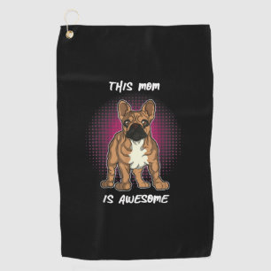 Dog Lovers French Bulldog Gifts Women Men Kids Golf Towel