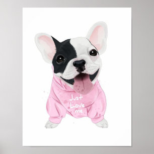 Dog Lovers   Just Love Me, Love Dog Poster
