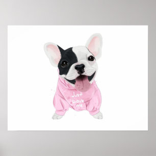 Dog Lovers Just Love Me, Love Dog Poster