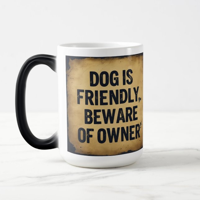 Dog lovers  magic mug (Left)