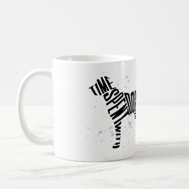 Dog lovers mug with a beautiful quote (Left)