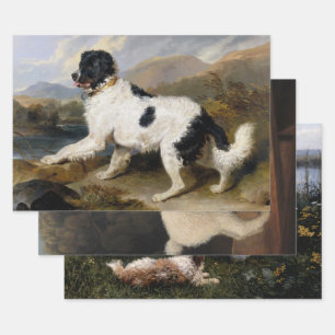 Dog Lovers (Pet Doggies and Canines) Selection Wrapping Paper Sheet