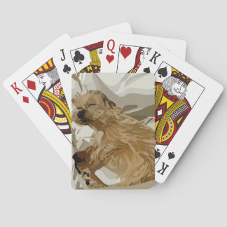 Dog lovers  playing cards