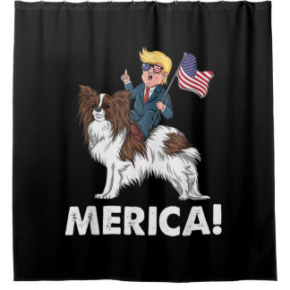 Dog Lovers | Trump Riding Papillon Merica