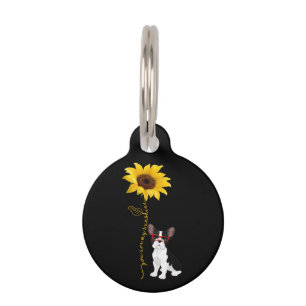Dog Lovers   You Are My Sunshine Bulldog Sunflower Pet Tag