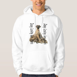 Dog Loving her Sons t-shirt Hoodie