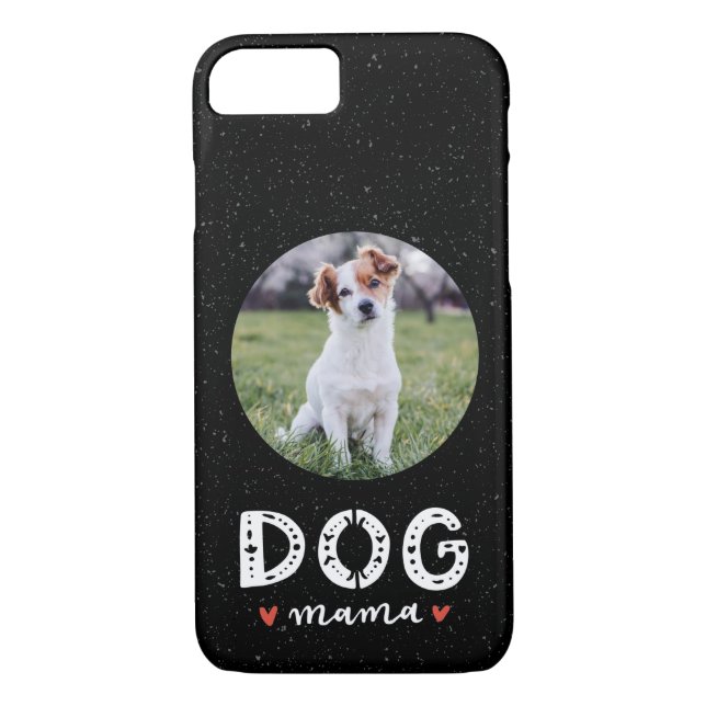 Dog Mama Custom Pet Photo Case-Mate iPhone Case (Back)