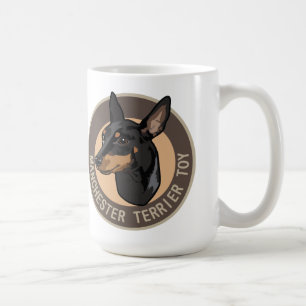 Dog manchester terrier toy coffee mug