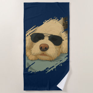 Dog Max Beach Towel
