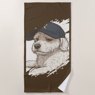Dog Max Beach Towel