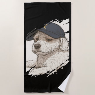 Dog Max Beach Towel