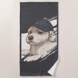 Dog Max Beach Towel