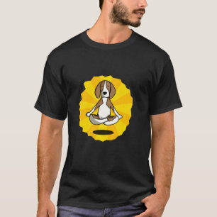 Dog Meditation Yoga Beagle Labrador Husky Sheperd  T-Shirt