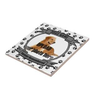 Dog Memorial Forever Remembered Tile