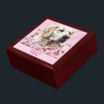 Dog Memorial Keepsake Box<br><div class="desc">Store your treasures or give a treasure gift box to someone as a beautiful gift. 
 Choices of wood frames are now available.
Many designs for different occasions are available in my store.</div>