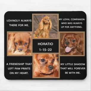 Dog Memorial Memory Personalized Frame Mouse Pad