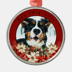 Dog memorial  metal ornament