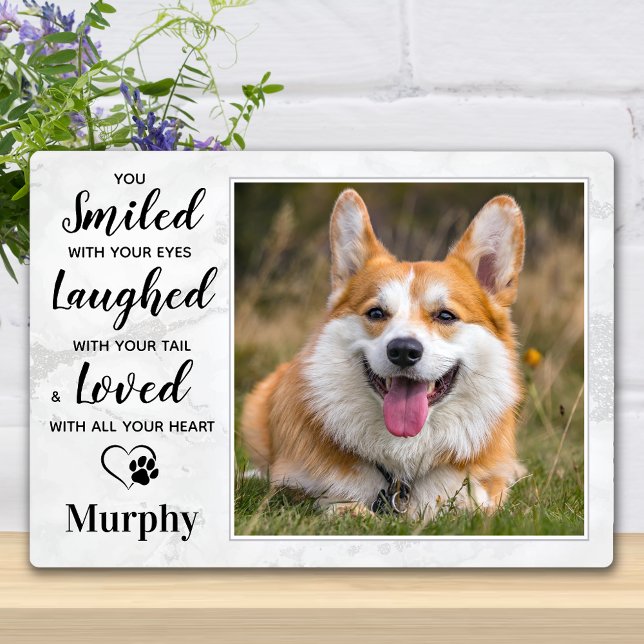  Dog Memorial Personalized Pet Remembrance Photo Plaque (Creator Uploaded)