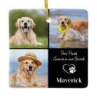 Dog Memorial Pet Loss Personalized 3 Photo Collage